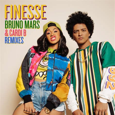 Finesse Bruno Mars (remix feat. Cardi B) Technique: Medium .